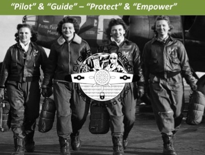 Girls learning robotics and sensor technology